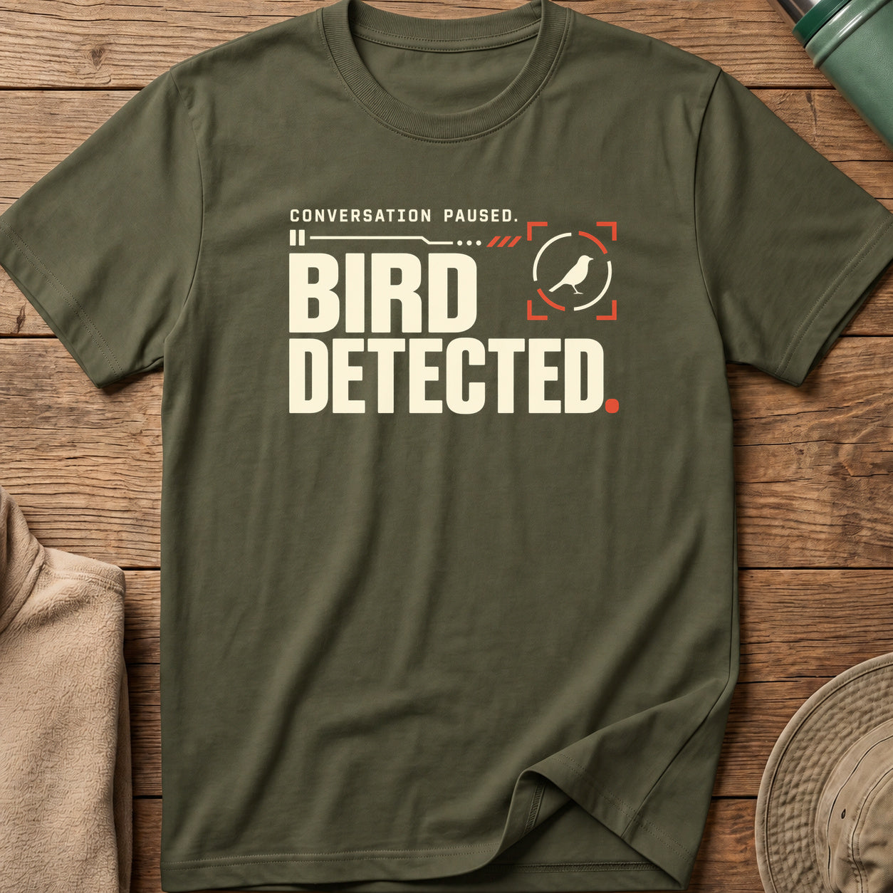 Bird detected. Tee