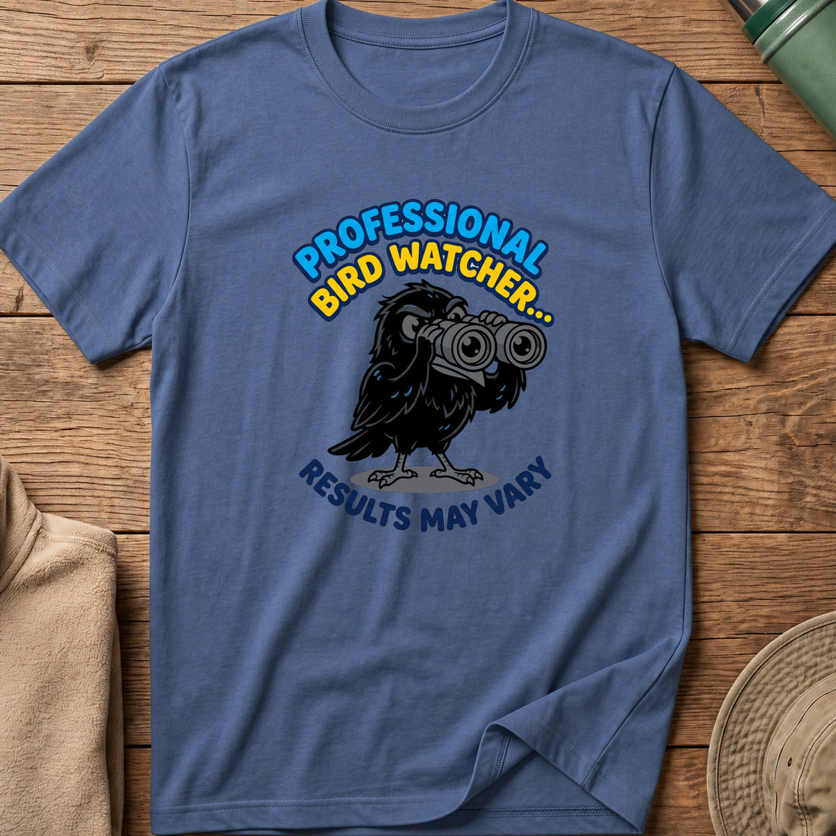 Professional Bird Watcher Crow Tee