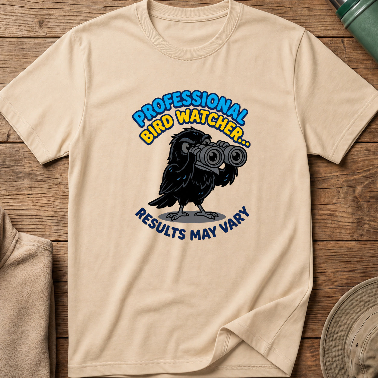 Professional Bird Watcher Crow Tee
