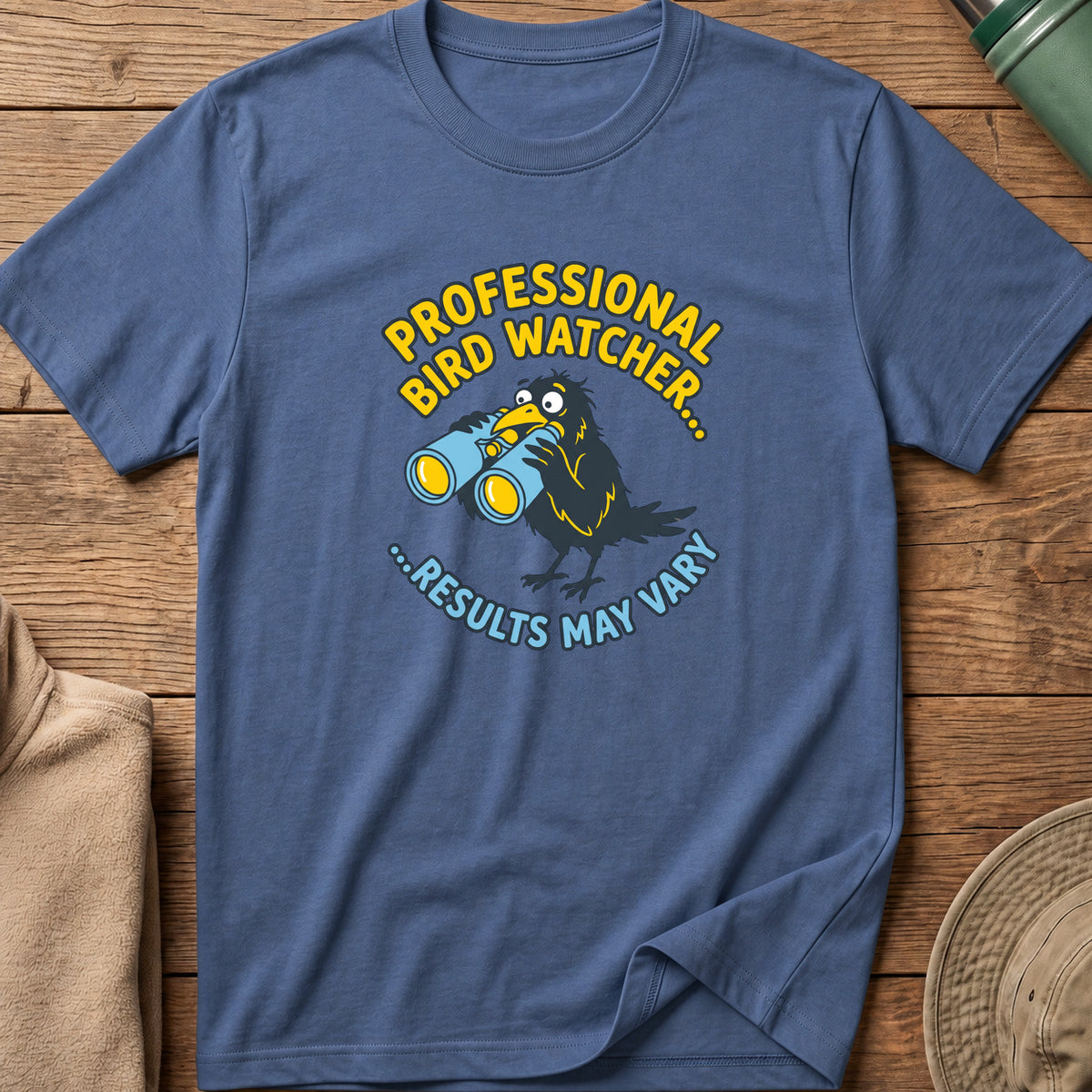 Professional Bird Watcher Comic Tee
