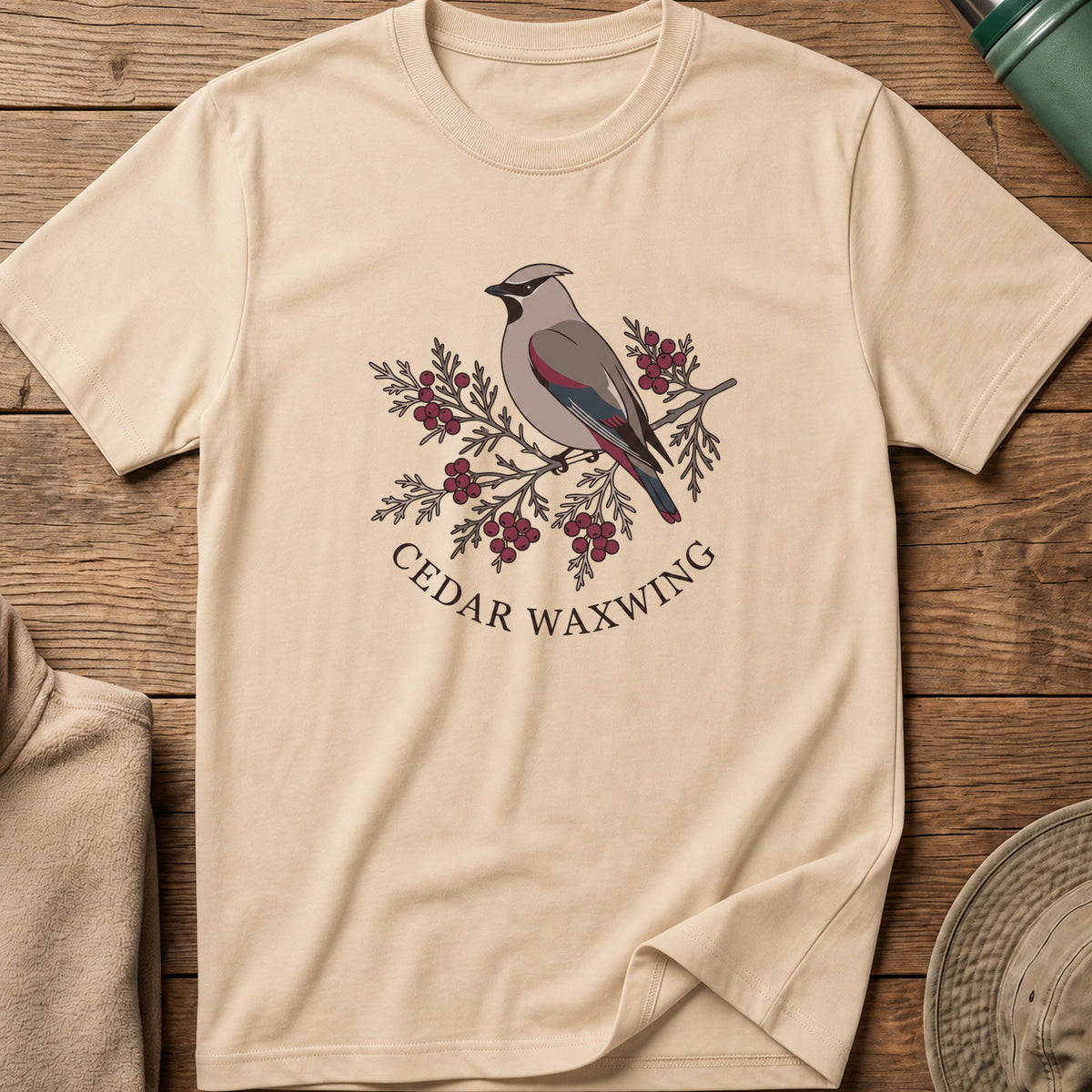 Cedar Waxwing Tee