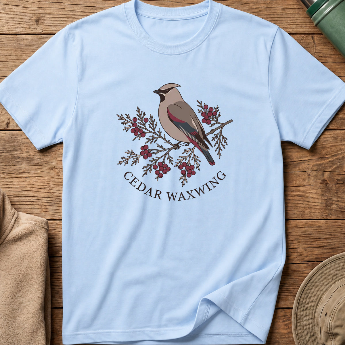 Cedar Waxwing Tee