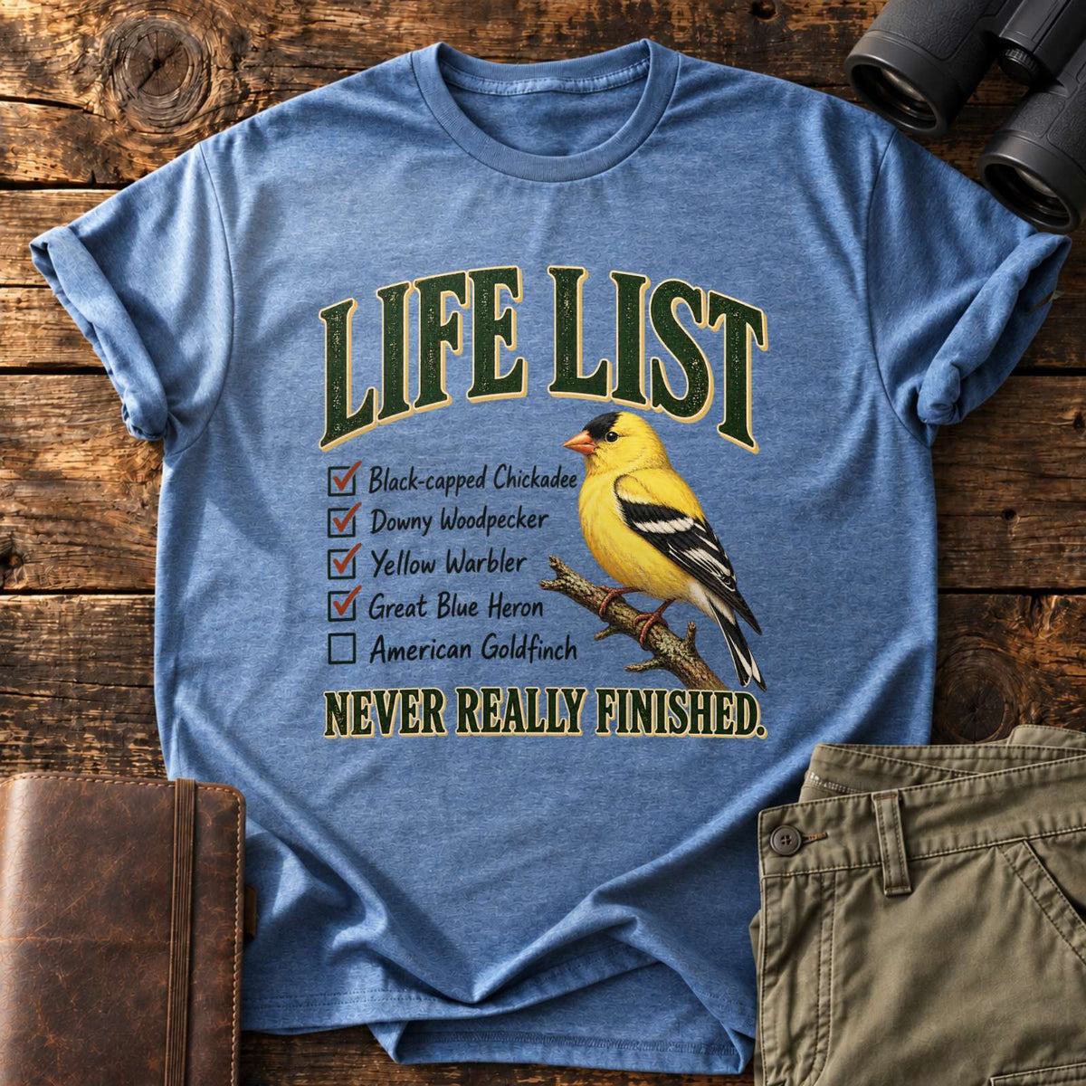 Never Finished Life List Tee