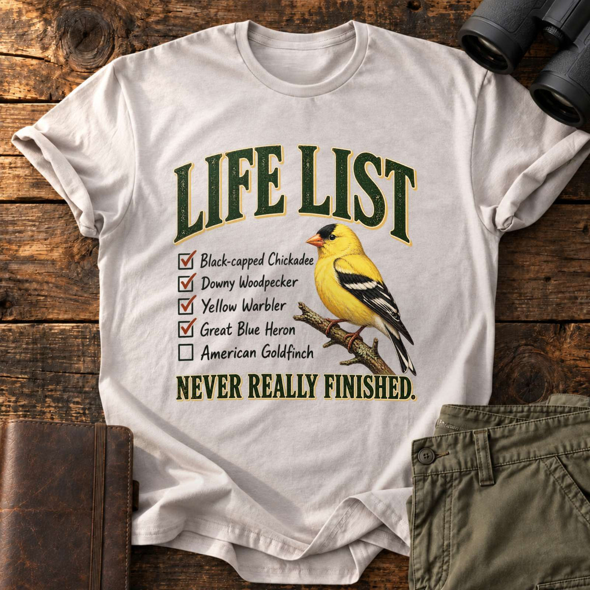 Never Finished Life List Tee