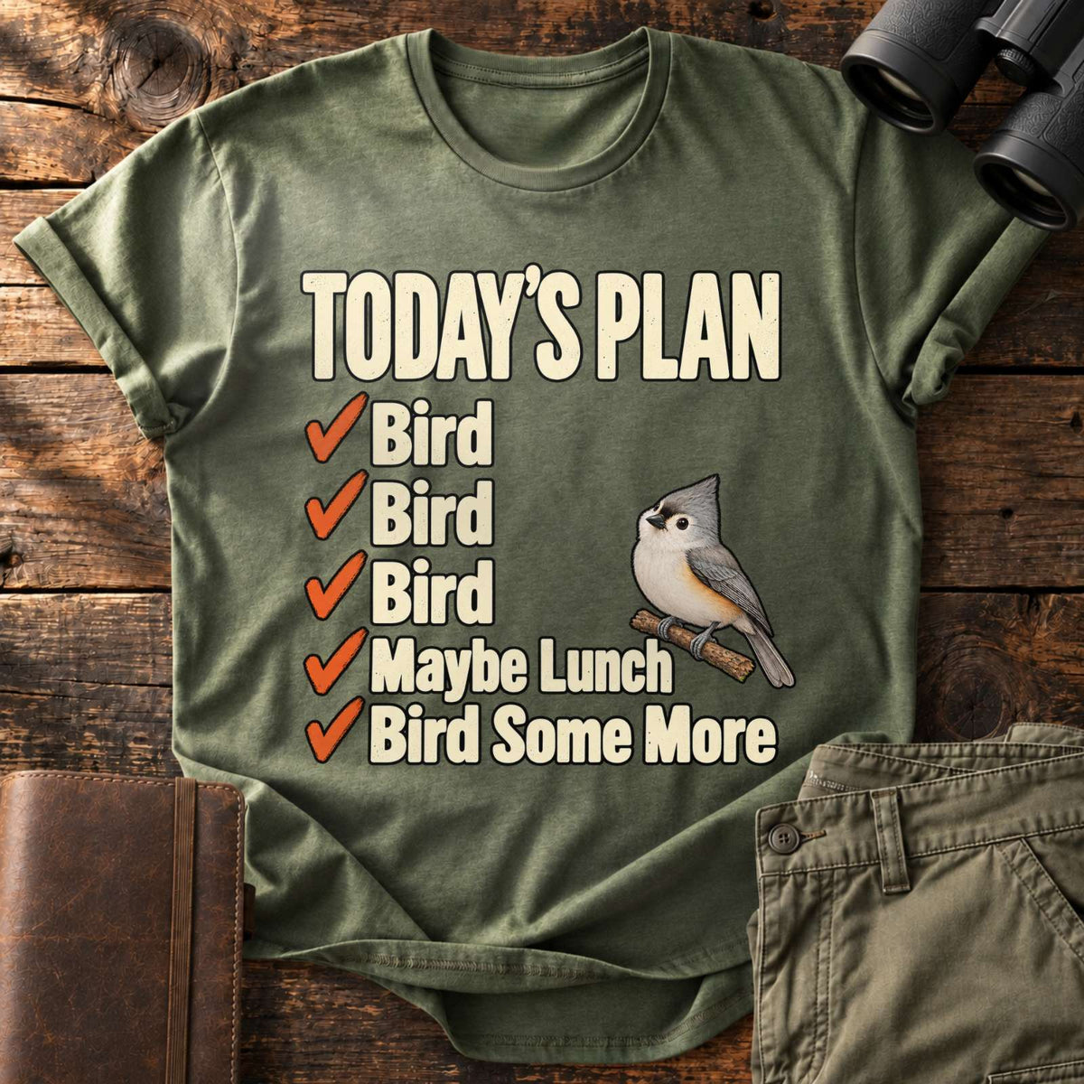 Birder's Daily Plan Tee