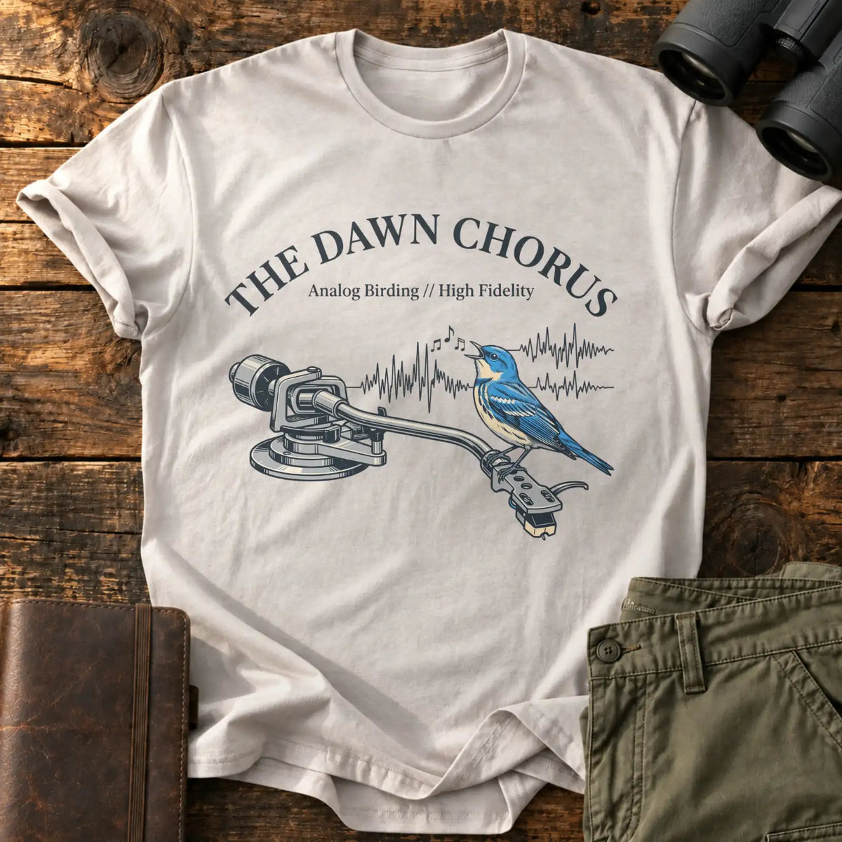 Analog Dawn Chorus Tee — Ice Grey
