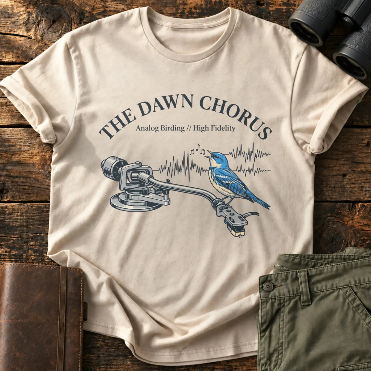 Analog Dawn Chorus Tee — Sand