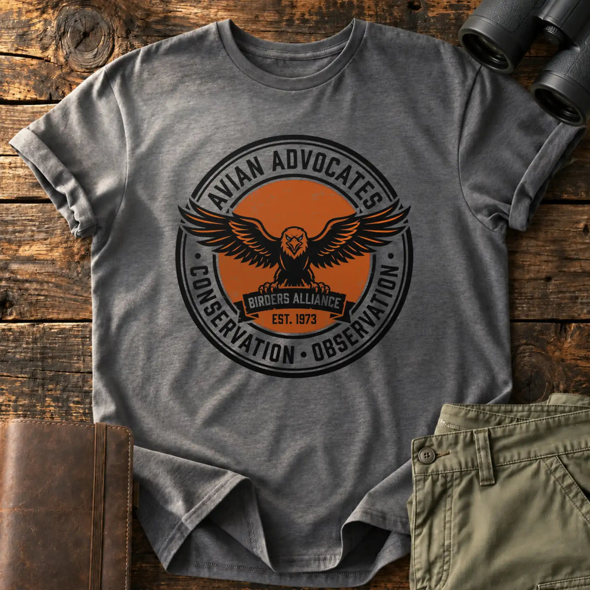 Avian Advocates Tee — Charcoal