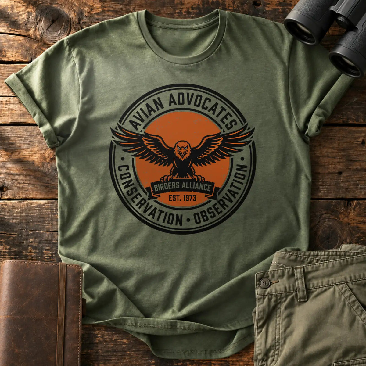 Avian Advocates Tee — Military Green