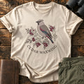 Cedar Waxwing Tee — Sand