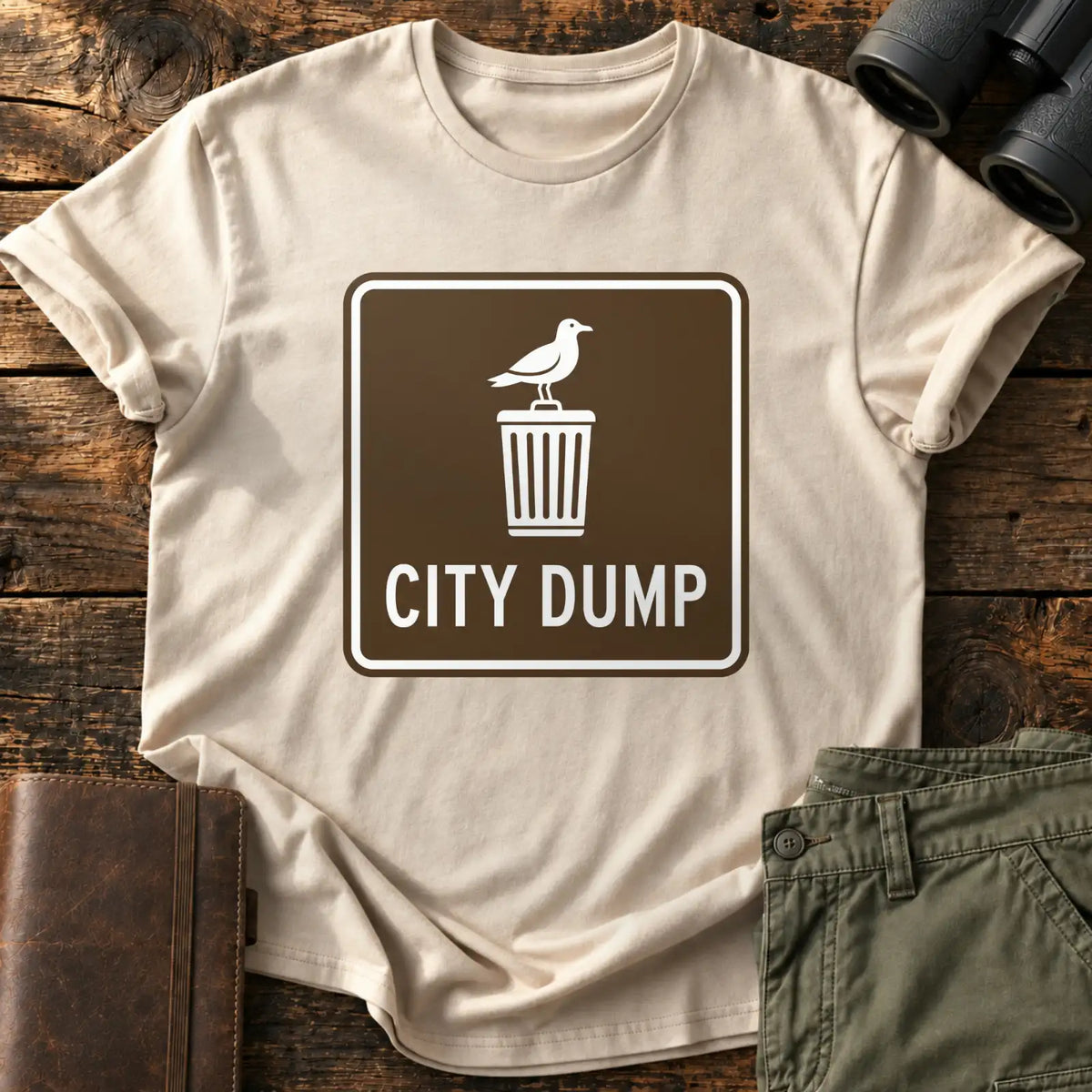 City Dump Tee — Sand