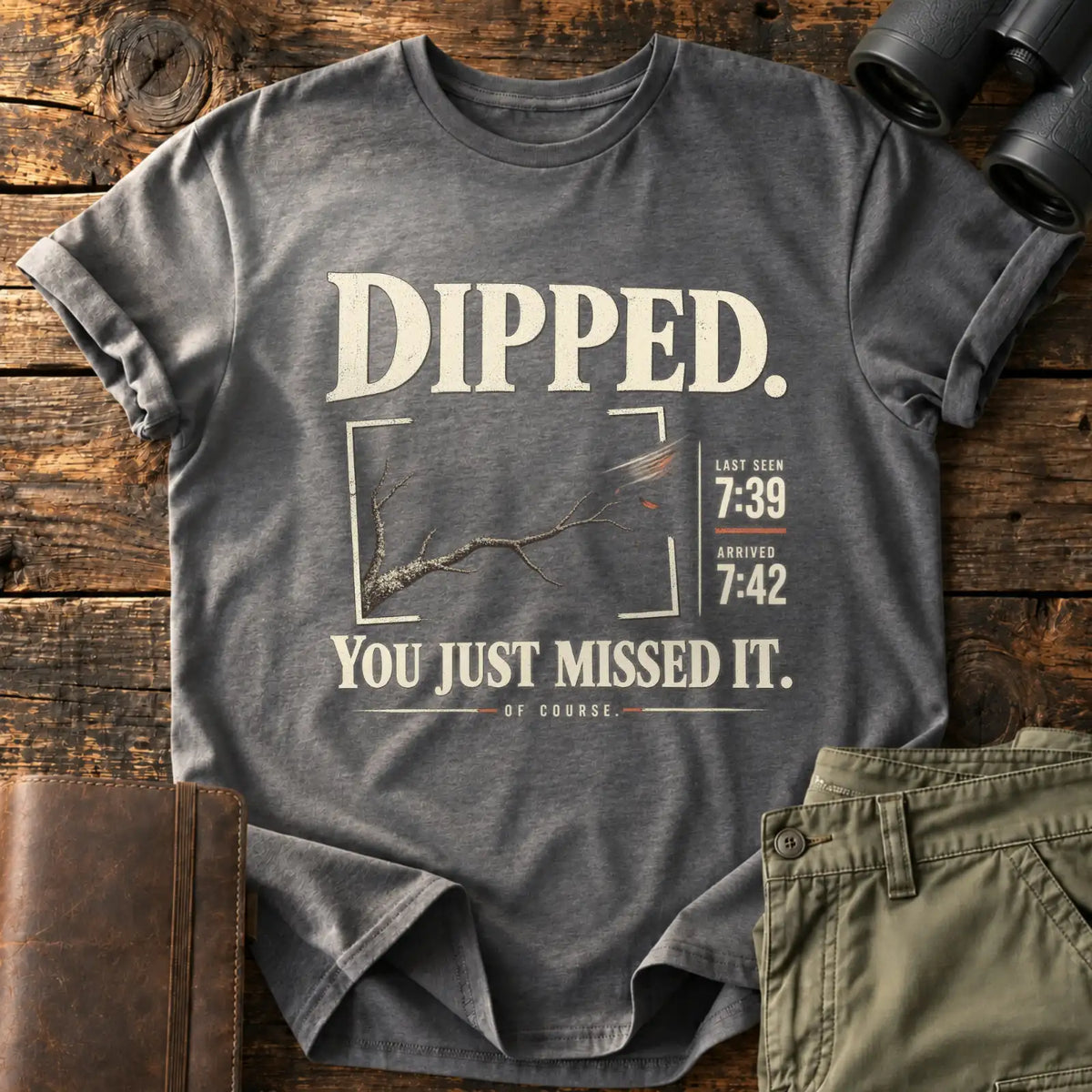 Dipped. Tee — Charcoal