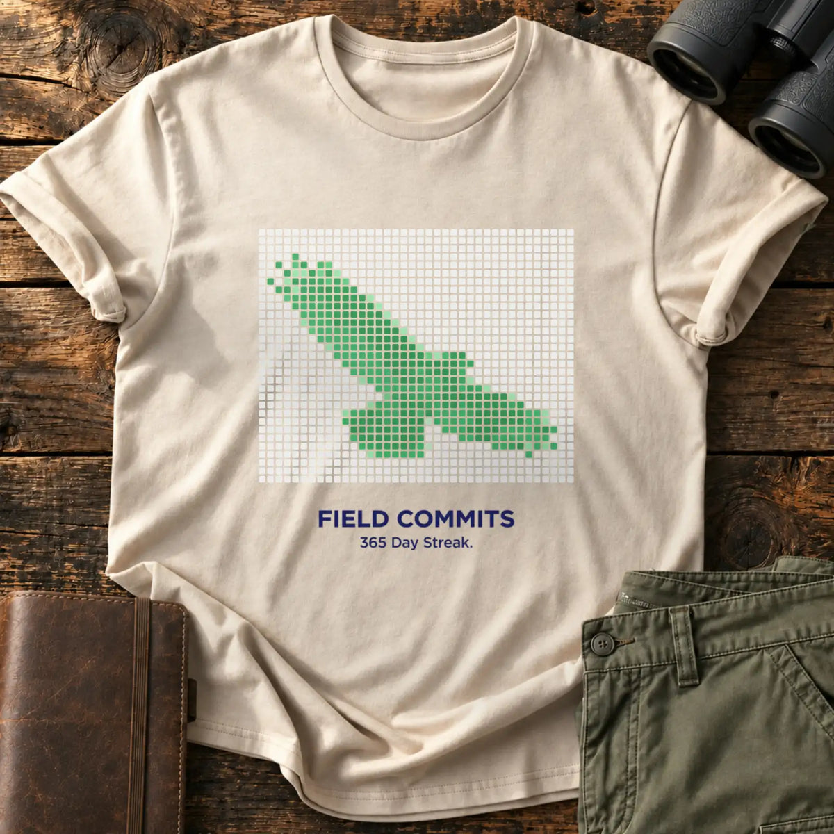 Field Commits Tee — Sand