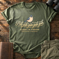 Fluent in Pishing Tee — Military Green