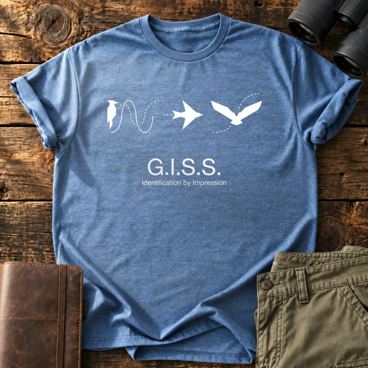 G.I.S.S. Tee — Heather Indigo