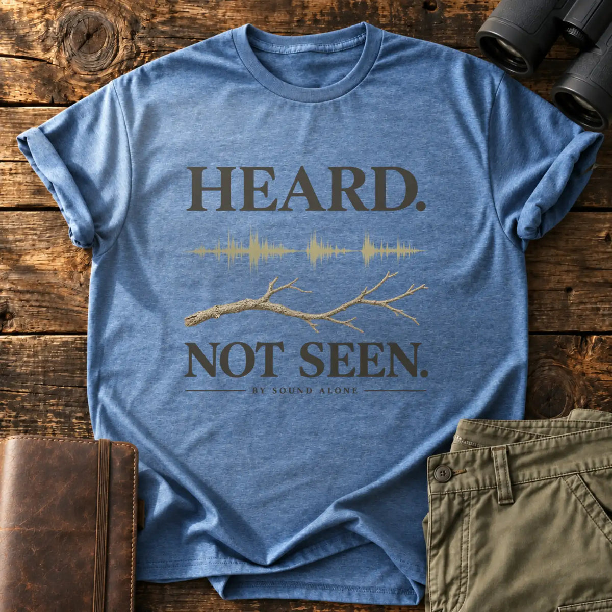 Heard. Not Seen. Tee — Heather Indigo