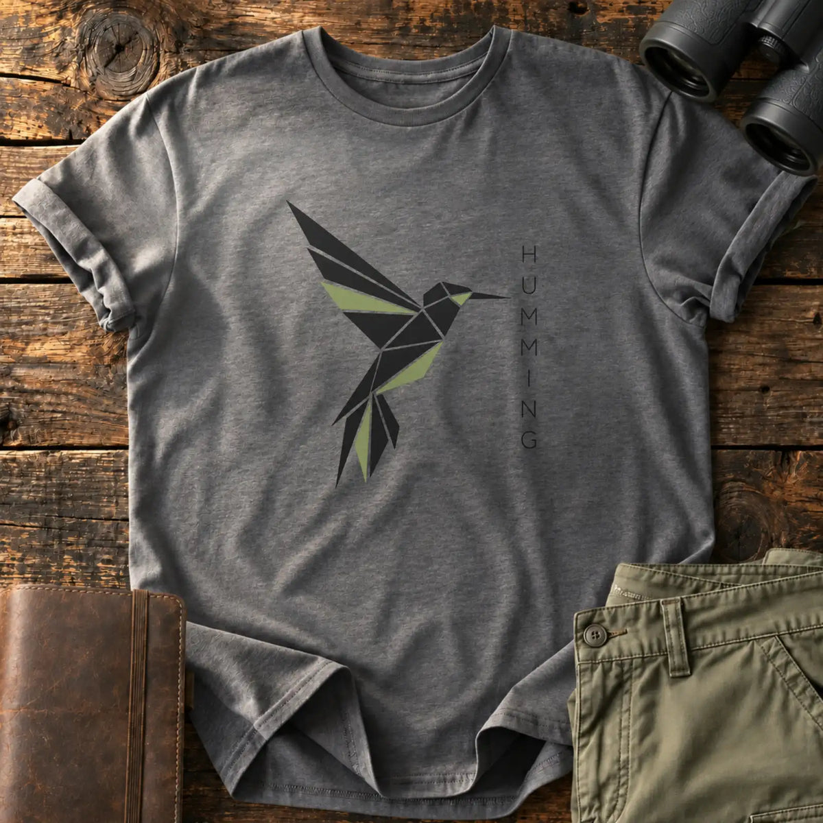 Humming Tee — Charcoal