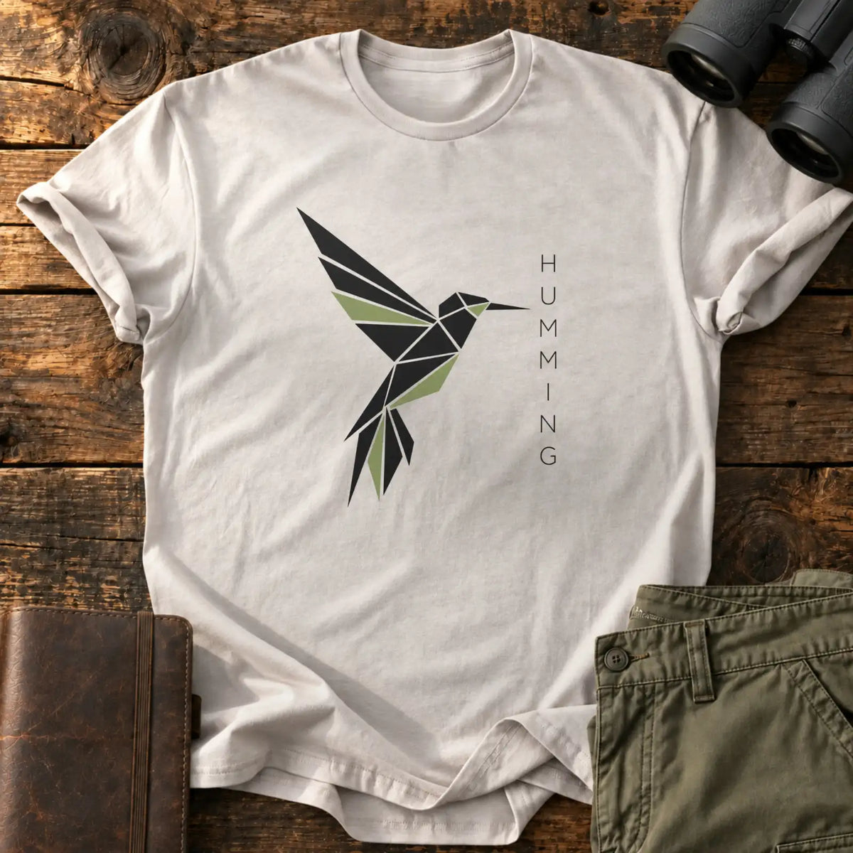 Humming Tee — Ice Grey