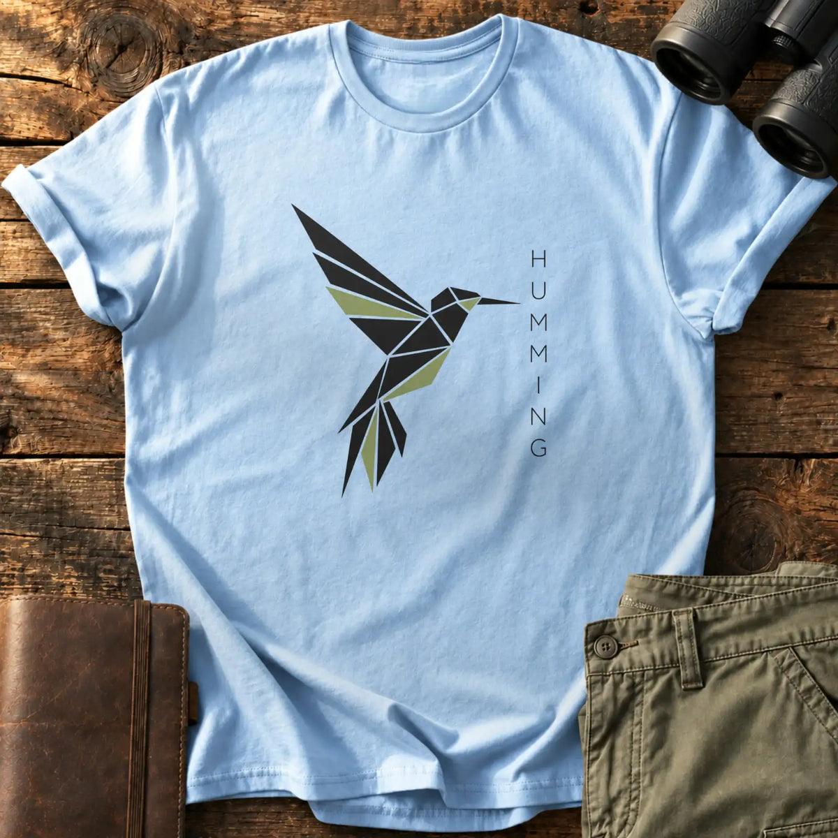 Humming Tee — Light Blue