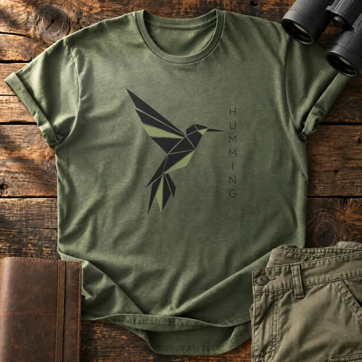 Humming Tee — Military Green