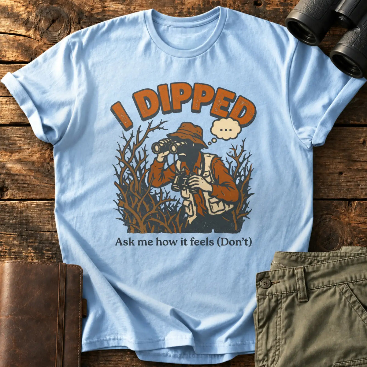 I Dipped Tee — Light Blue
