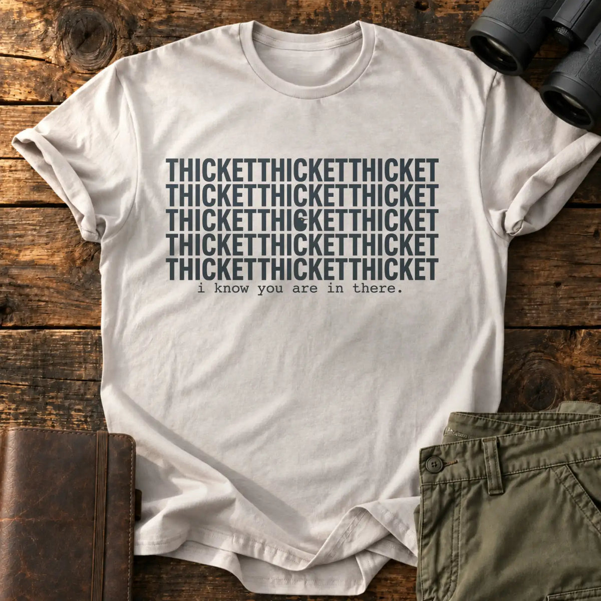 I Know You're in There Tee — Ice Grey