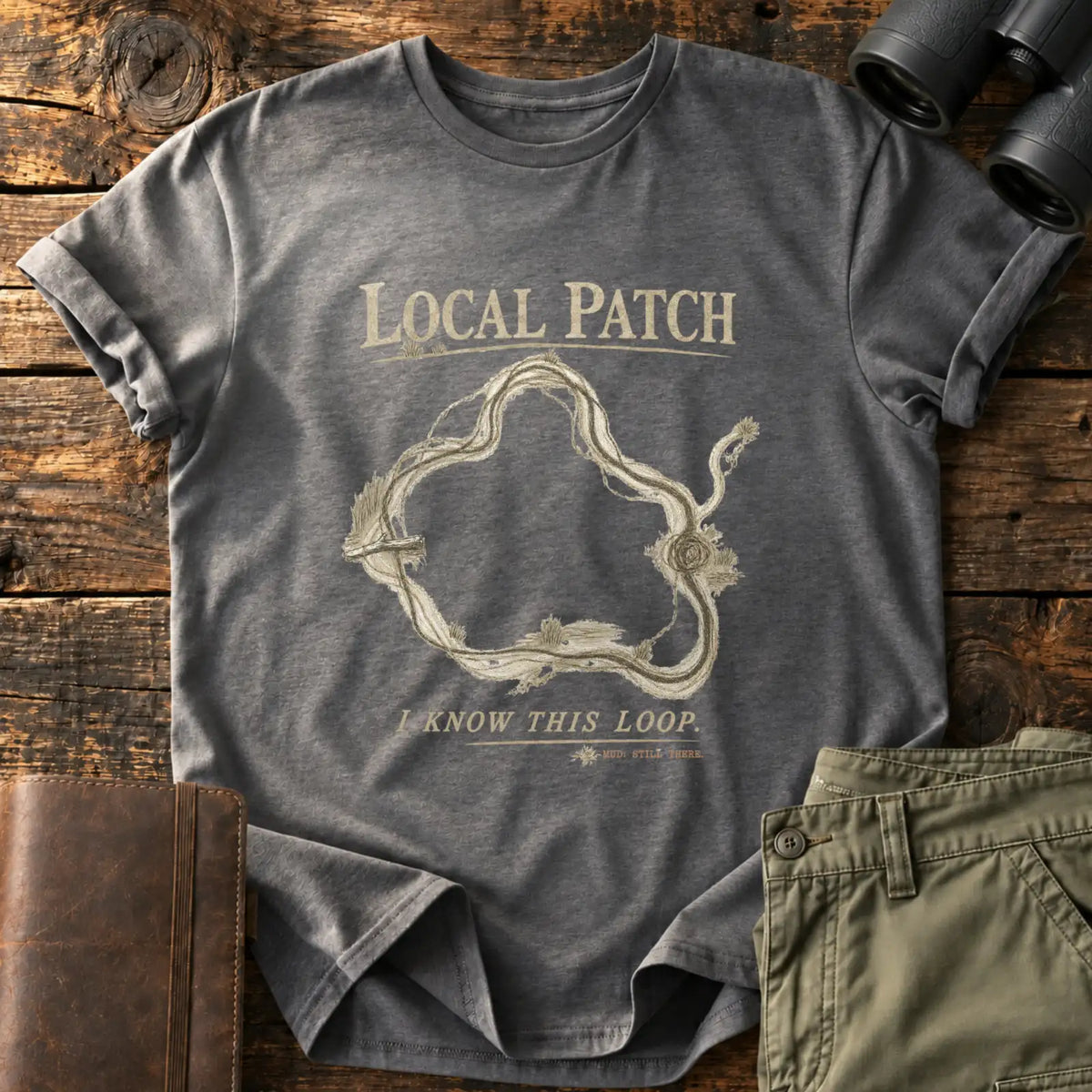 Local Patch Tee — Charcoal