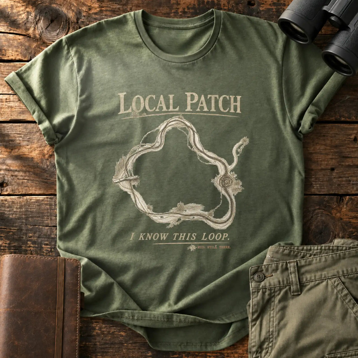 Local Patch Tee — Military Green
