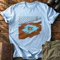 Muddy Puddle Duck Tee — Light Blue