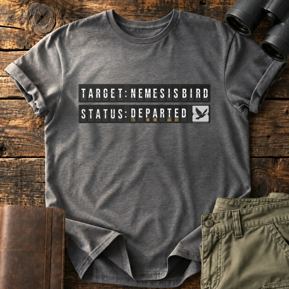 Nemesis Departed Tee — Charcoal