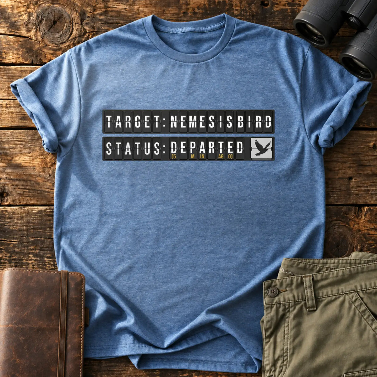 Nemesis Departed Tee — Heather Indigo