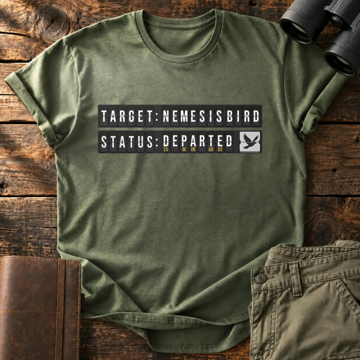 Nemesis Departed Tee — Military Green