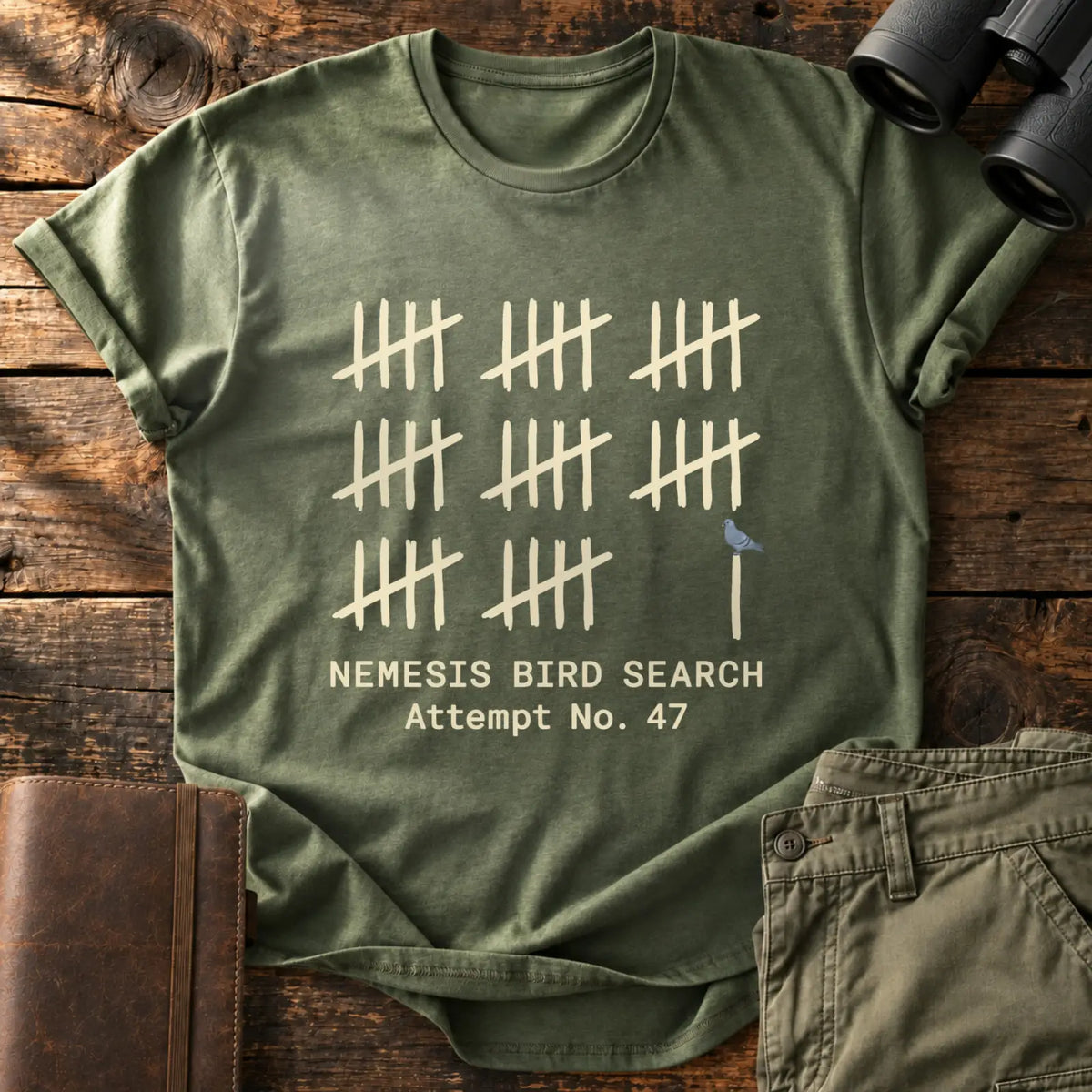 Nemesis Search No. 47 Tee — Military Green