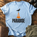 Paradise Cone Tee — Light Blue