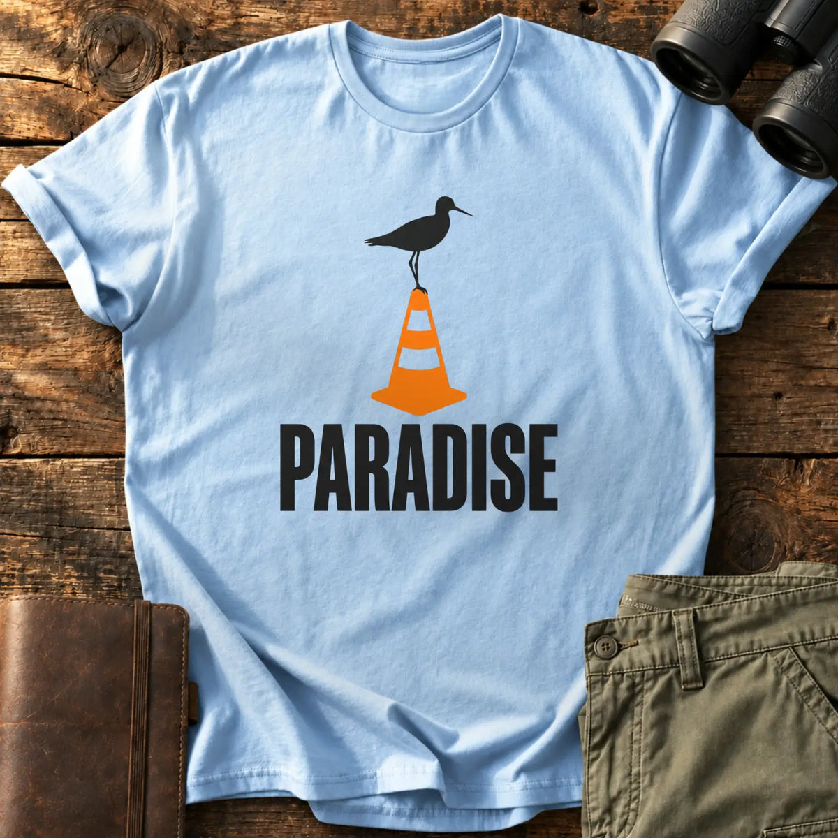 Paradise Cone Tee — Light Blue