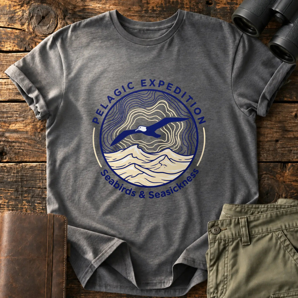 Pelagic Expedition Tee — Charcoal