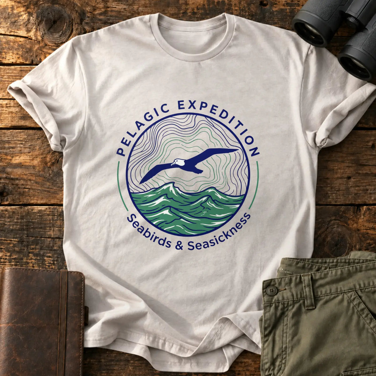 Pelagic Expedition Tee — Ice Grey