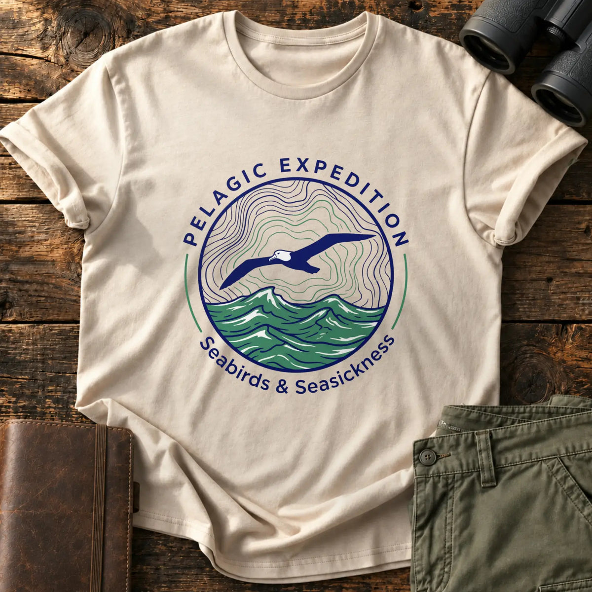 Pelagic Expedition Tee — Sand