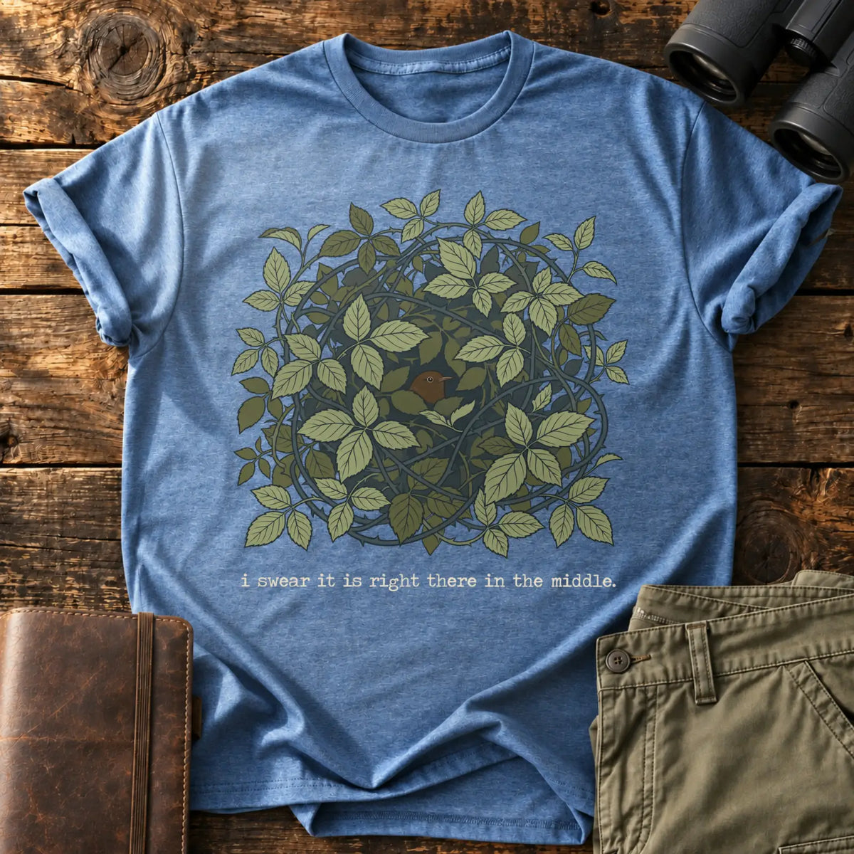 Right There in the Middle Tee — Heather Indigo