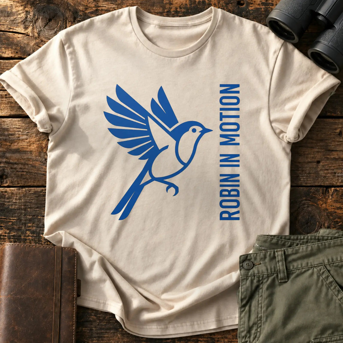 Robin in Motion Tee — Sand