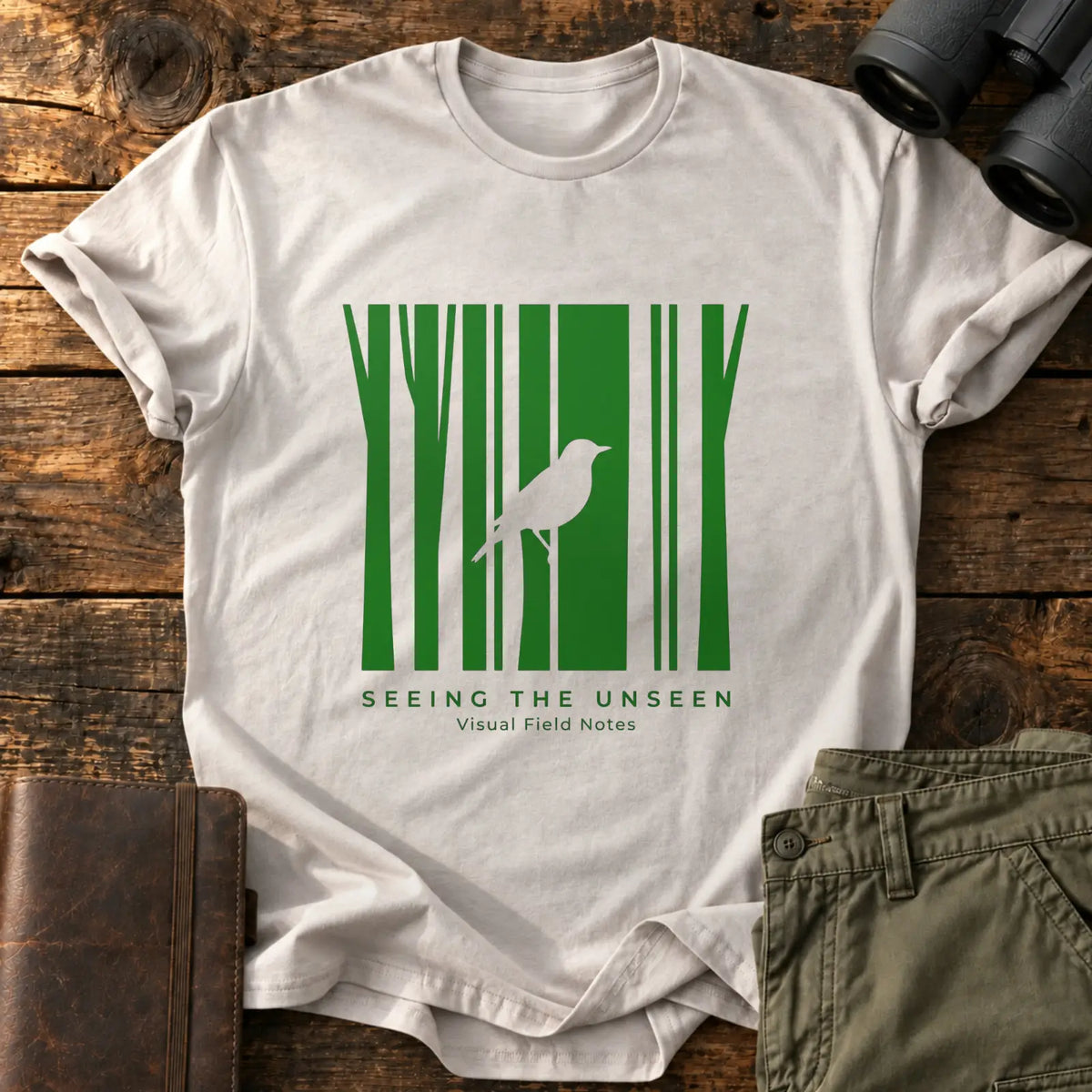 Seeing the Unseen Tee — Ice Grey