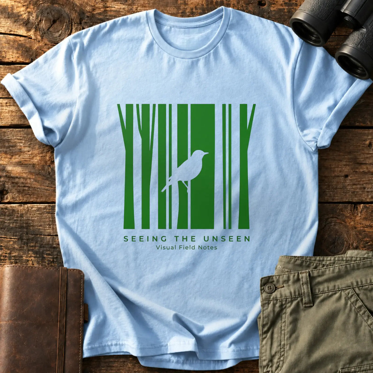 Seeing the Unseen Tee — Light Blue
