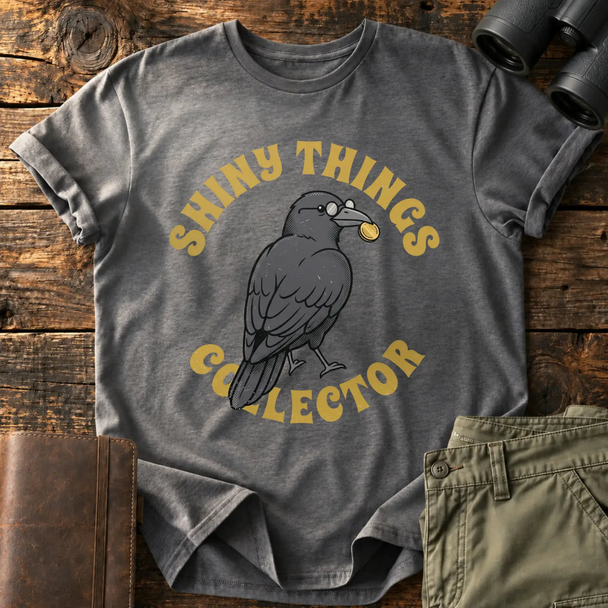 Shiny Things Collector Tee — Charcoal