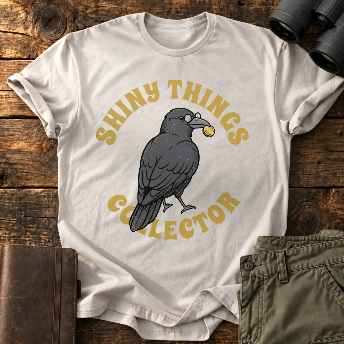 Shiny Things Collector Tee — Ice Grey