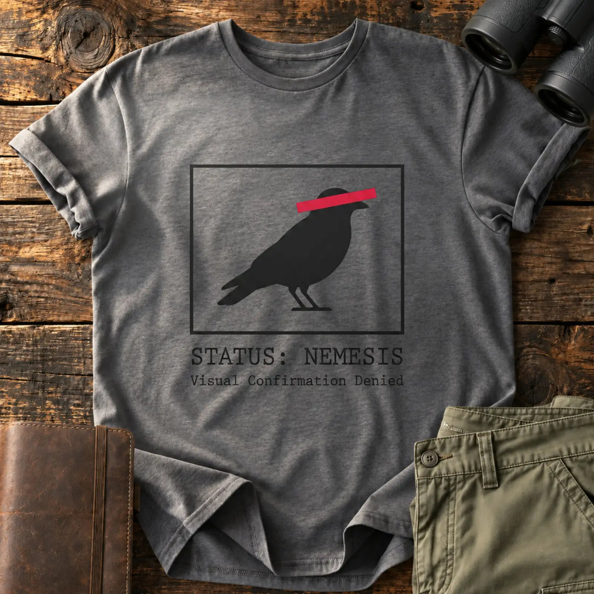 Status: Nemesis Tee — Charcoal
