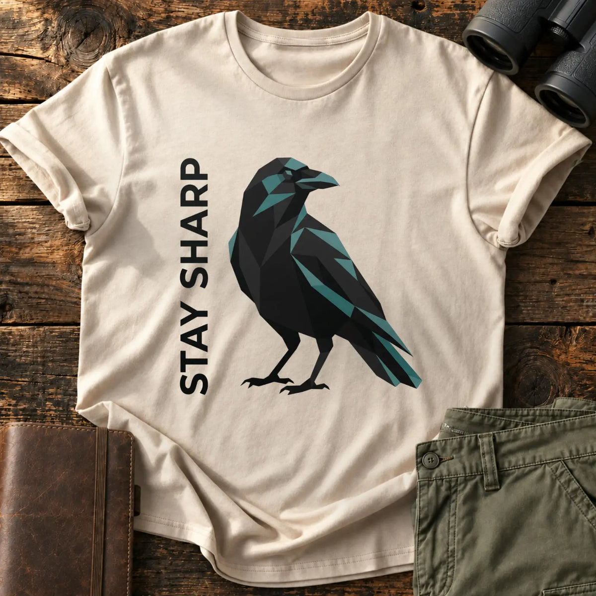Stay Sharp Tee — Sand