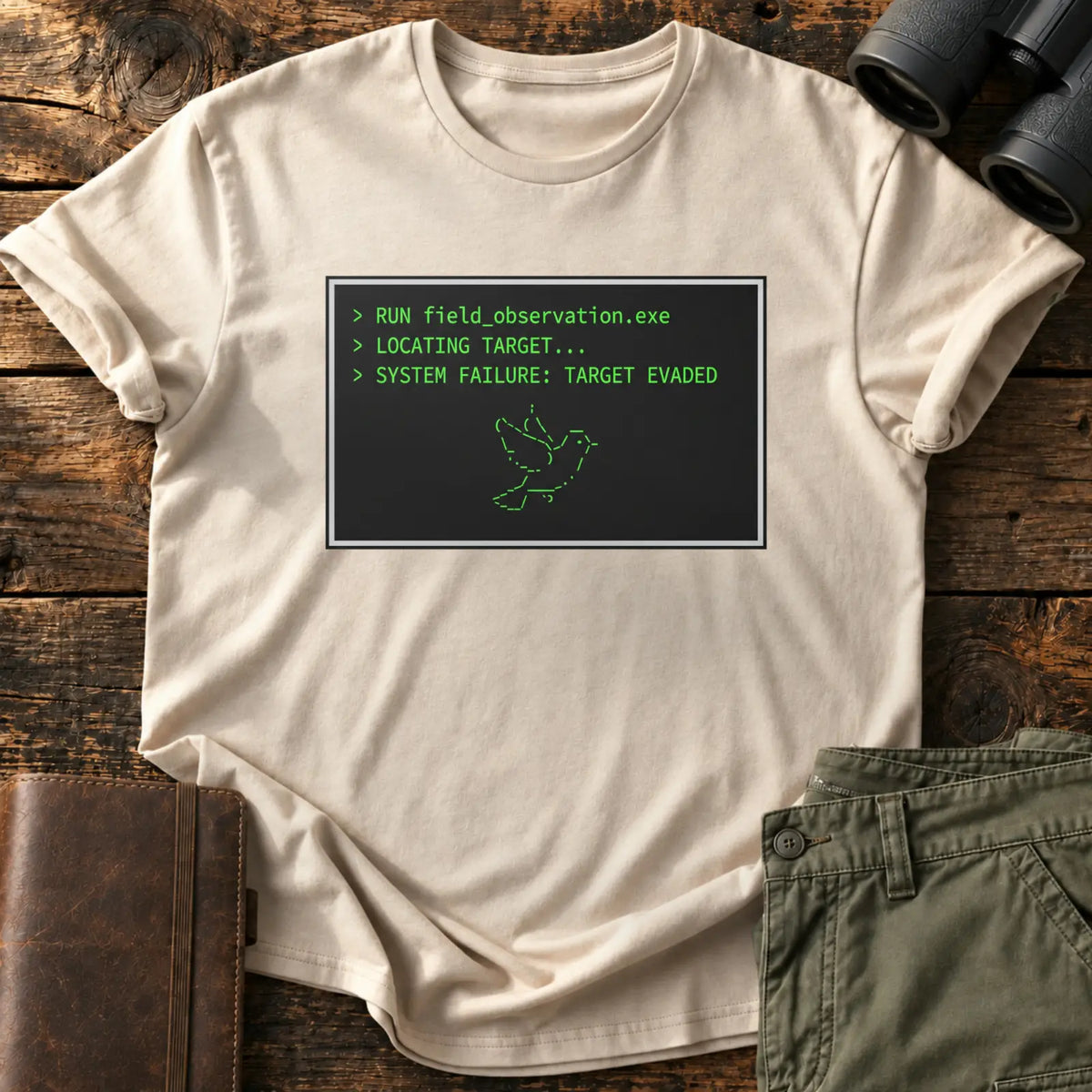 Target Evaded Tee — Sand