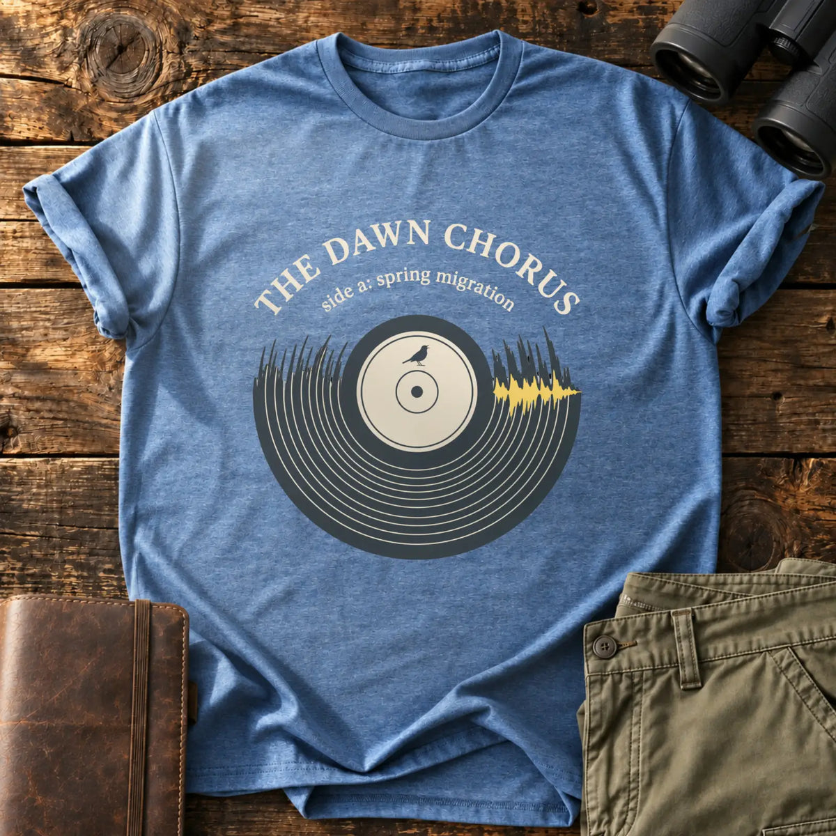 The Dawn Chorus Tee — Heather Indigo