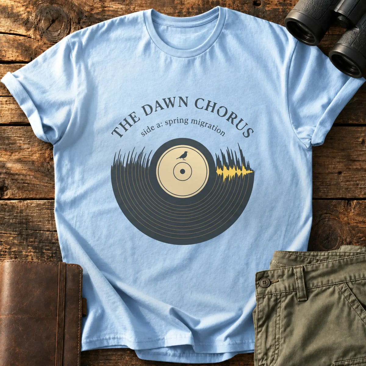 The Dawn Chorus Tee — Light Blue