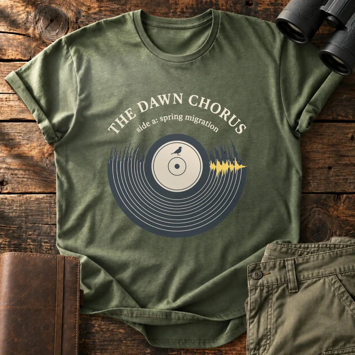 The Dawn Chorus Tee — Military Green